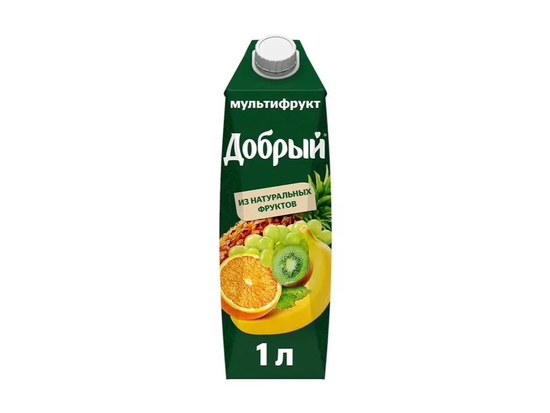 Сок добрый мультифрукт 1 л