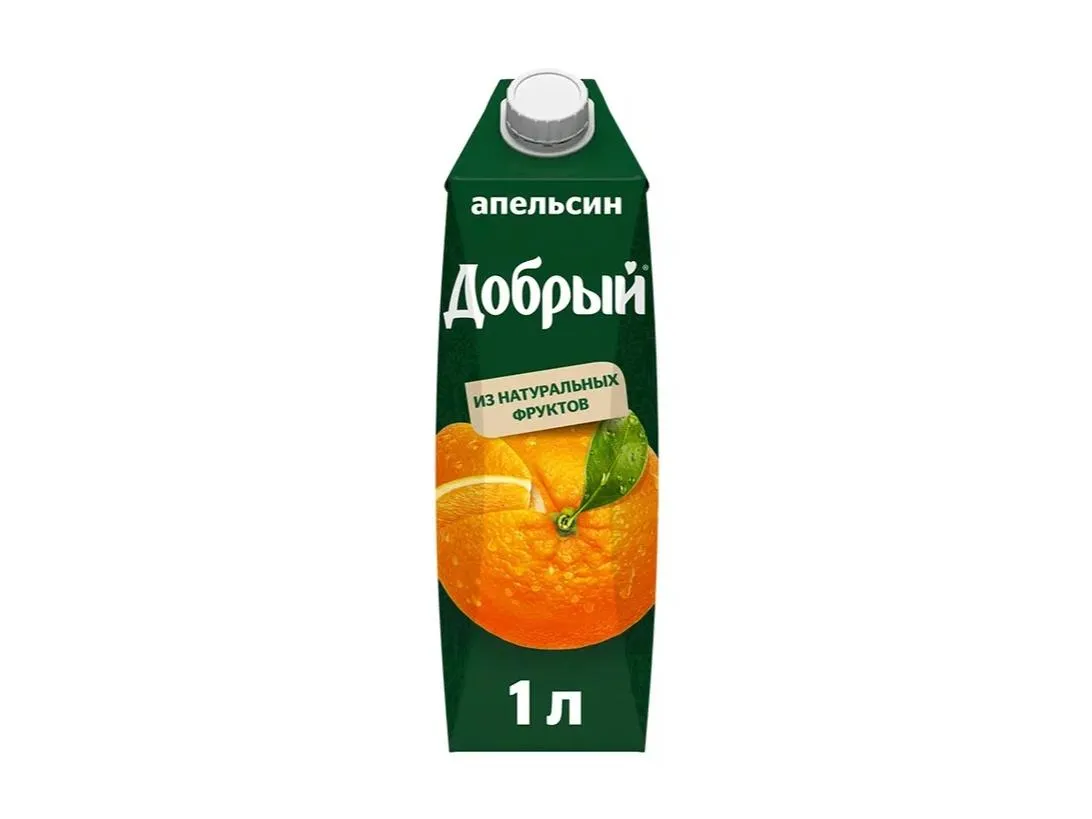 Сок добрый апельсин 1 л