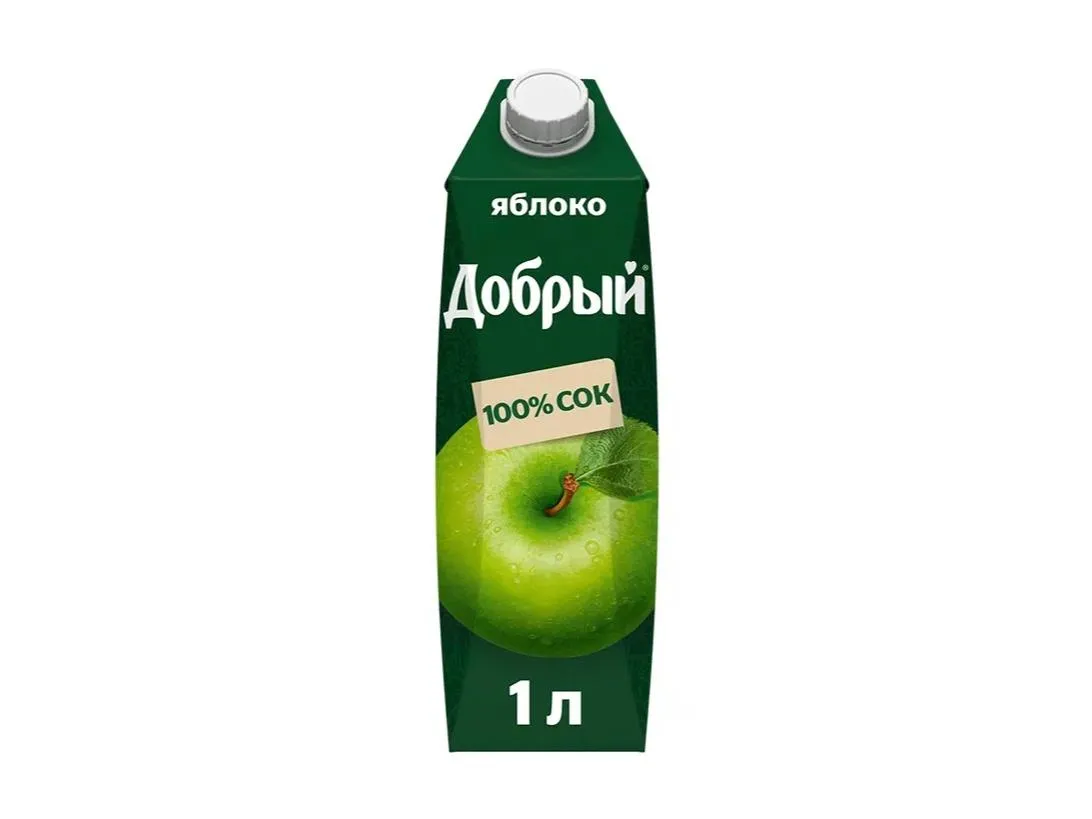 Сок добрый яблоко 1 л